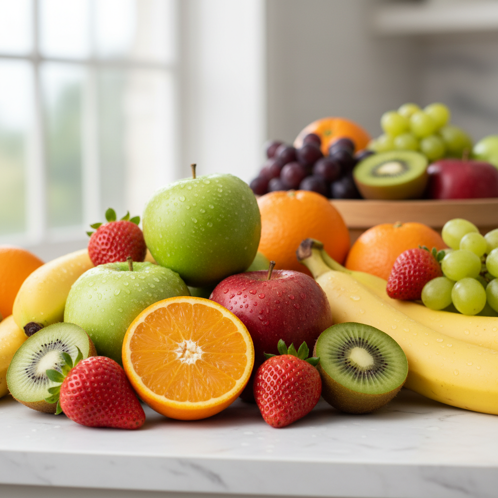 Fresh organic fruits